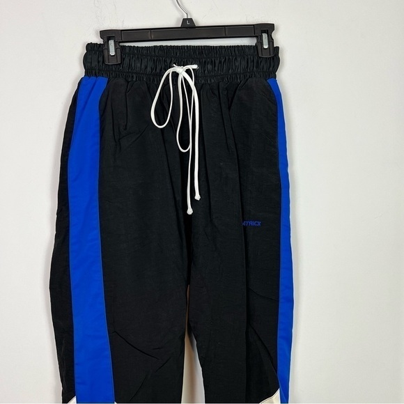 Daniel Patrick Parachute Pants womens XS Black Blue Track Pants Activewear - Picture 4 of 11